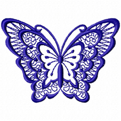 Butterfly Embroidery Design 3